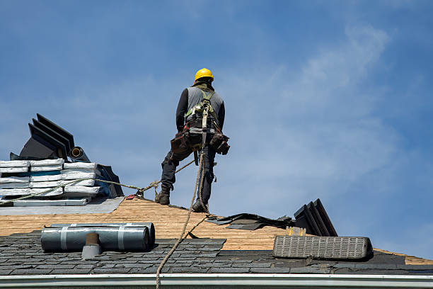 Professional Roofing technician working in Terrell, NC